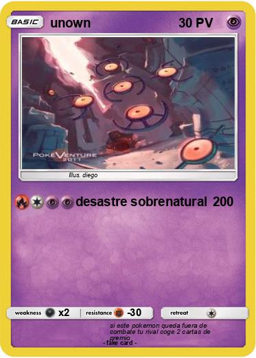 Pokemon unown
