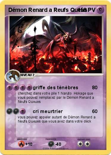 Pokemon Démon Renard a Reufs Queus
