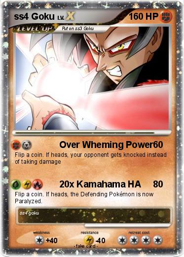 Pokemon ss4 Goku