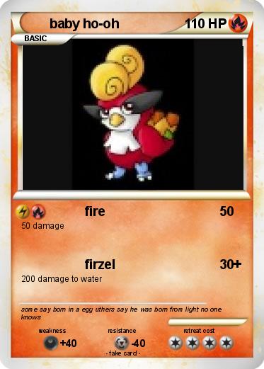 Pokemon baby ho-oh
