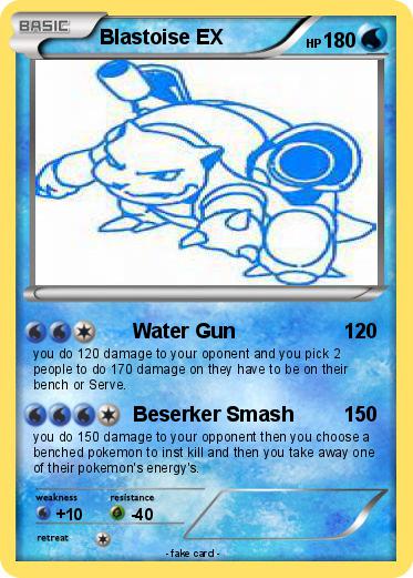 Pokemon Blastoise EX