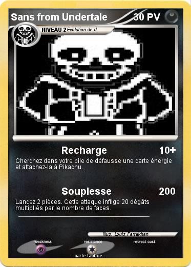 Pokemon Sans from Undertale