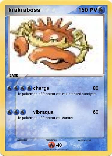 Pokemon krakraboss