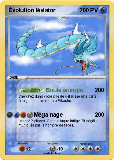 Pokemon Évolution léviator