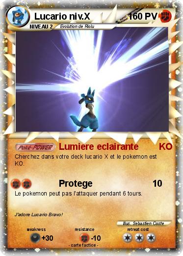 Pokemon Lucario niv.X
