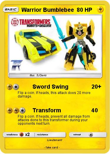 Pokemon Warrior Bumblebee