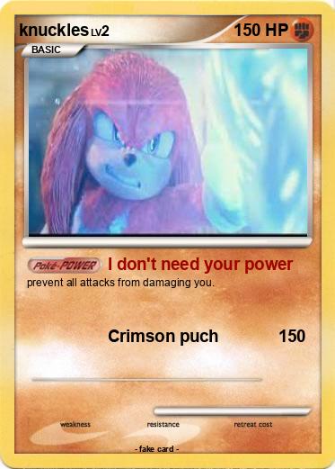 Pokemon knuckles