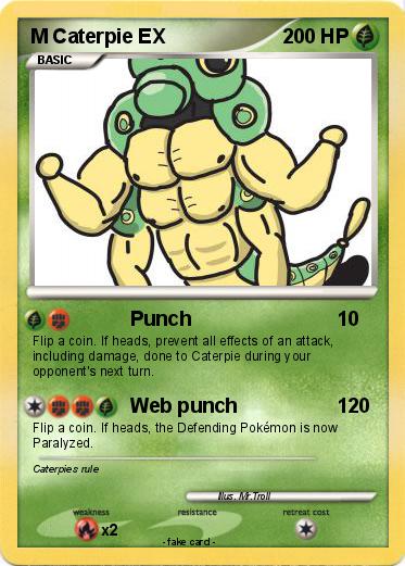 Pokemon M Caterpie EX