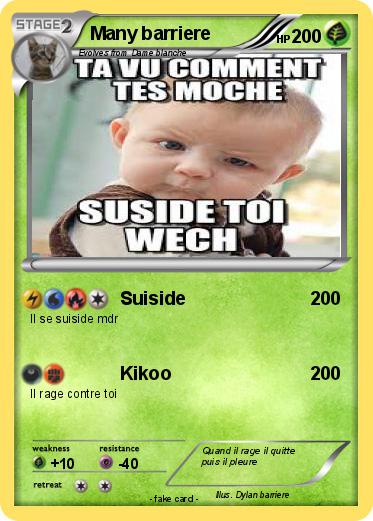 Pokemon Many barriere
