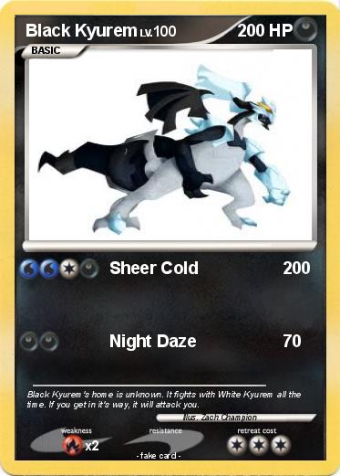 Pokemon Black Kyurem