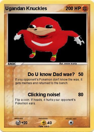 Pokemon Ugandan Knuckles