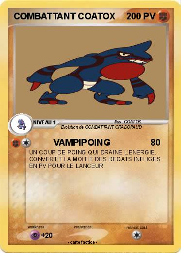 Pokemon COMBATTANT COATOX