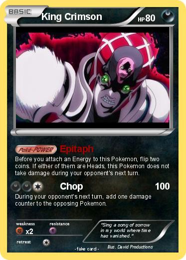 Pokemon King Crimson