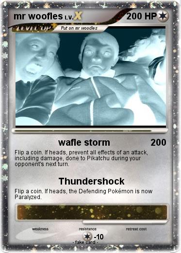 Pokemon mr woofles
