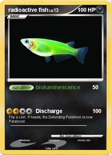 Pokemon radioactive fish