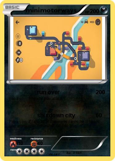 Pokemon minimotorways