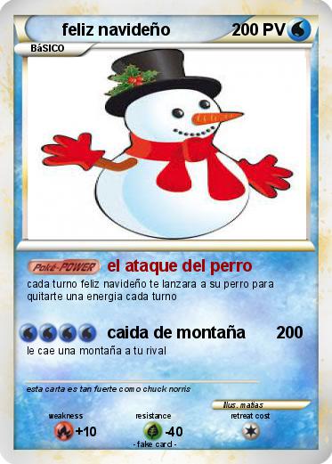 Pokemon feliz navideño