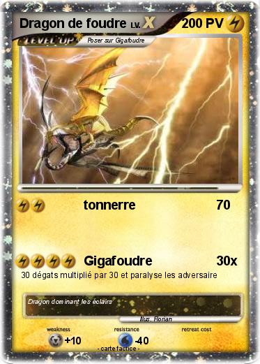 Pokemon Dragon de foudre