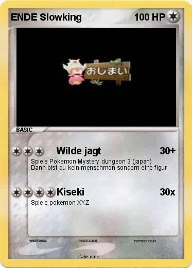 Pokemon ENDE Slowking