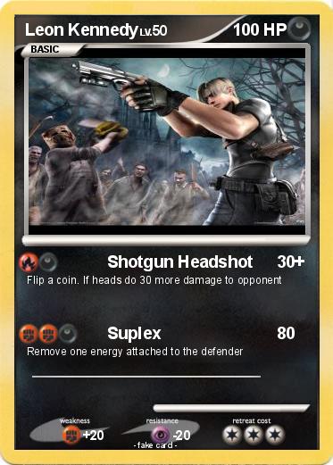 Pokemon Leon Kennedy
