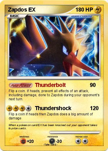 Pokemon Zapdos EX