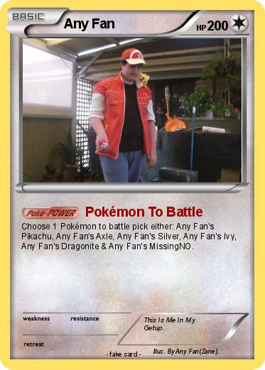 Pokemon Any Fan