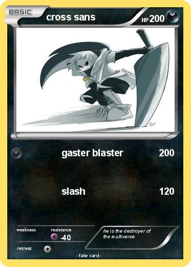 Pokemon cross sans