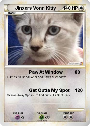 Pokemon Jinxers Vonn Kitty