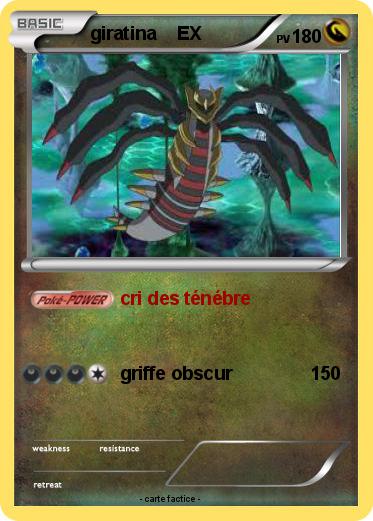 Pokemon giratina    EX