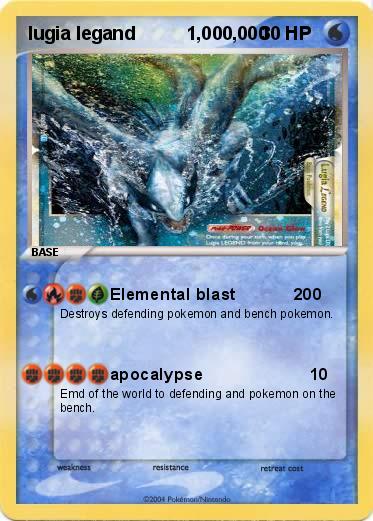 Pokemon lugia legand          1,000,000