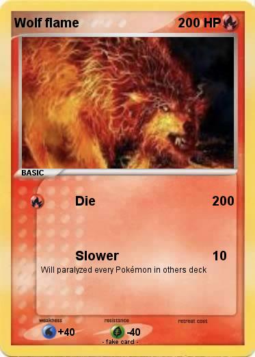 Pokemon Wolf flame