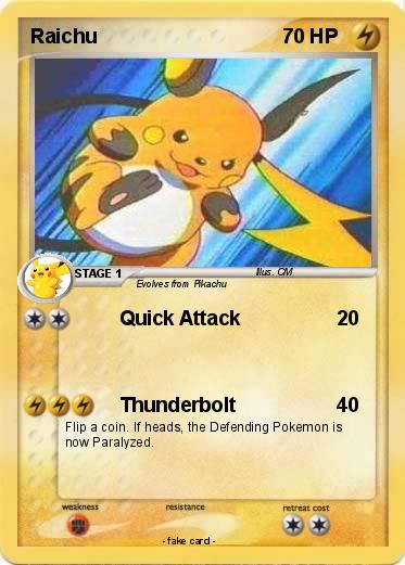Pokemon Raichu
