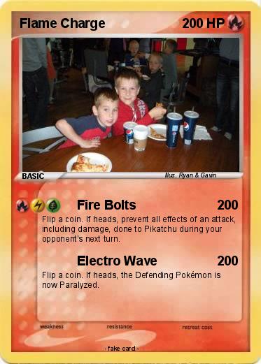 Pokemon Flame Charge