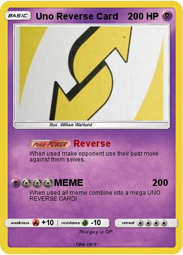 Pokemon Uno Reverse Card.