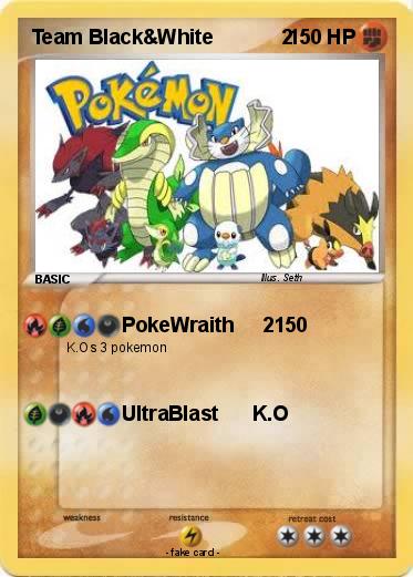 Pokemon Team Black&White            2