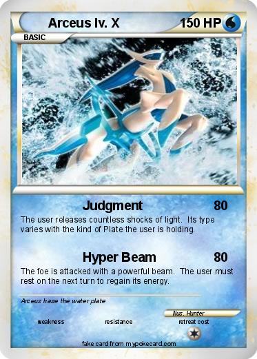 Pokemon Arceus lv. X