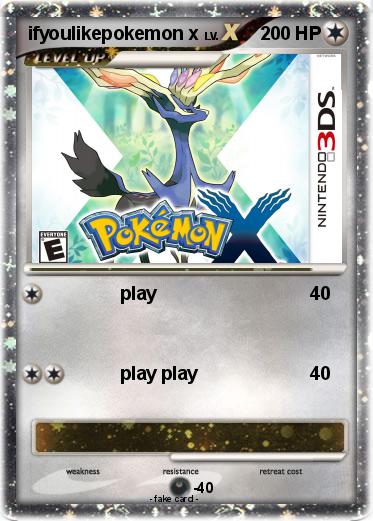 Pokemon ifyoulikepokemon x