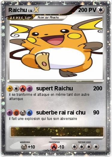 Pokemon Raichu