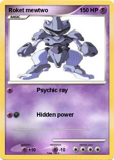 Pokemon Roket mewtwo