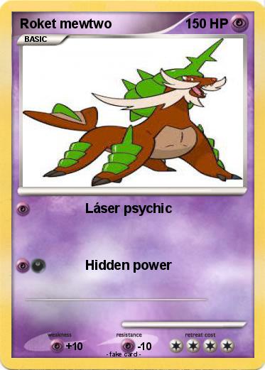 Pokemon Roket mewtwo