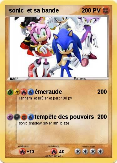 Pokemon sonic  et sa bande