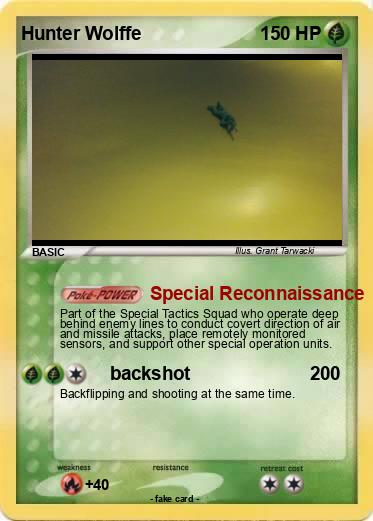 Pokemon Hunter Wolffe