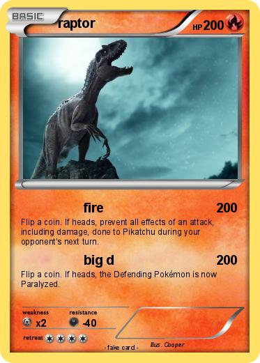 Pokemon raptor