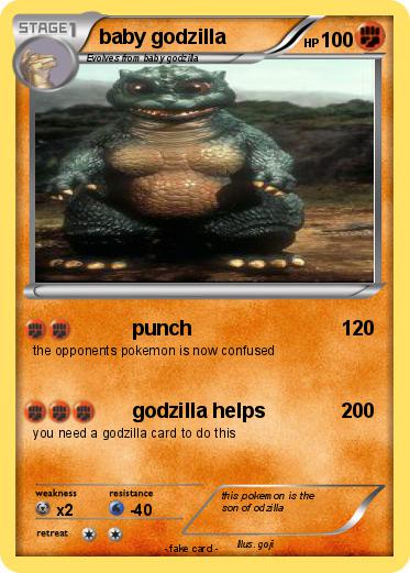 Pokemon baby godzilla