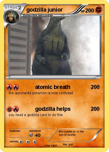Pokemon godzilla junior