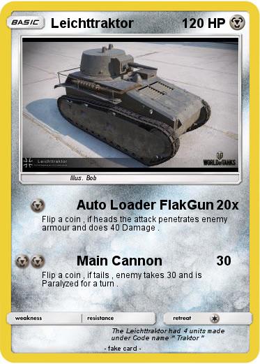 Pokemon Leichttraktor