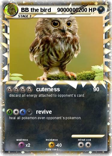 Pokemon BB the bird    9000000