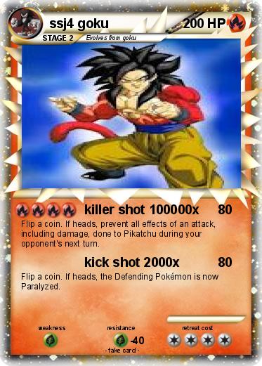 Pokemon ssj4 goku