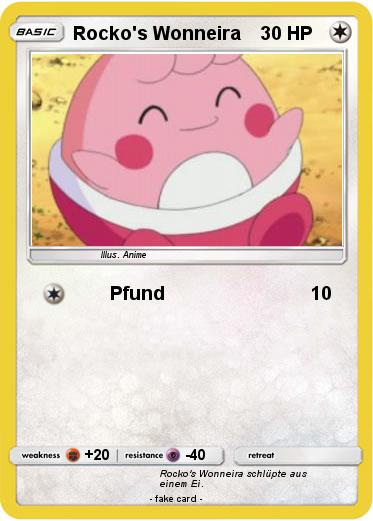 Pokemon Rocko's Wonneira