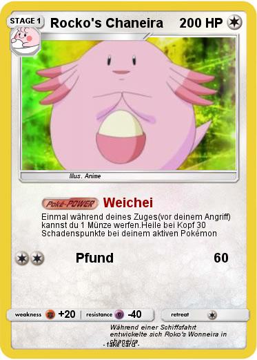 Pokemon Rocko's Chaneira